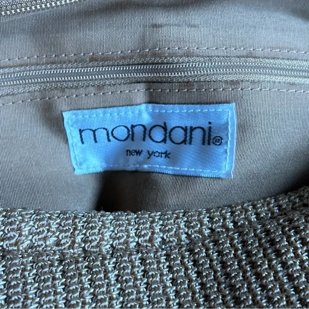 Mondani New York Hobo‎ Crochet Macrame Shoulder Bag in Tan Purse Bag